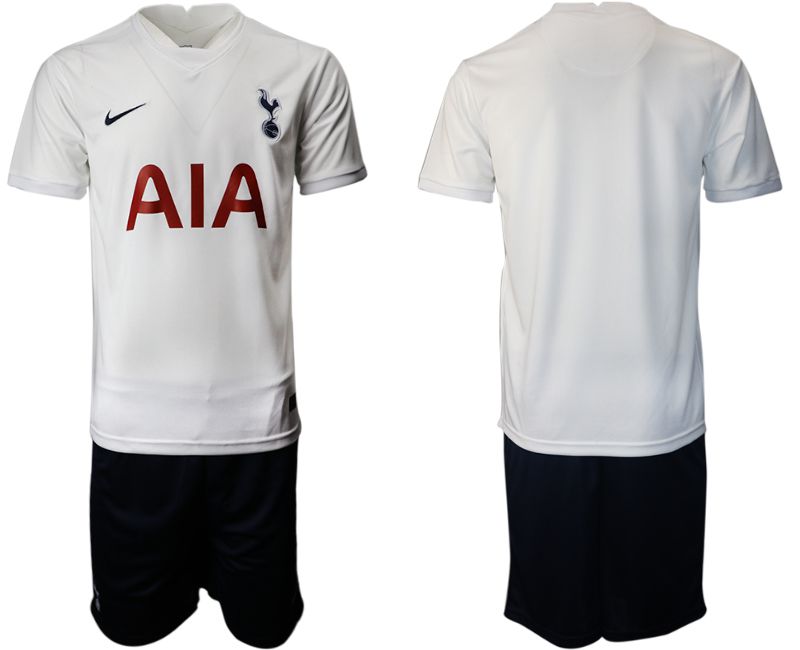 Men 2021-2022 Club Tottenham home white blank Nike Soccer Jersey->tottenham jersey->Soccer Club Jersey